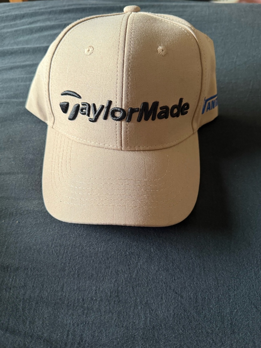 TaylorMade Tan Cap with Black Embroidered Logo